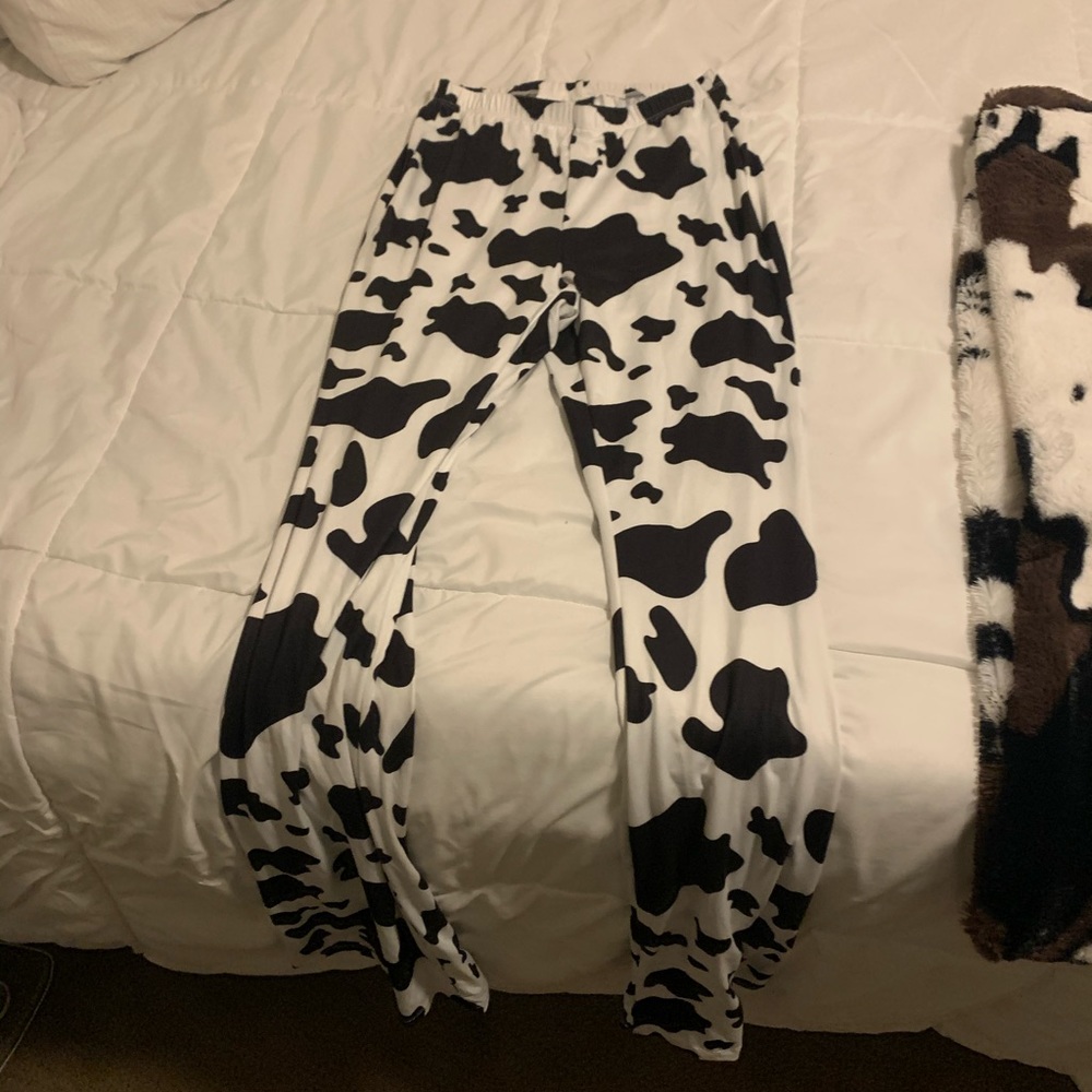 Shein cow pants